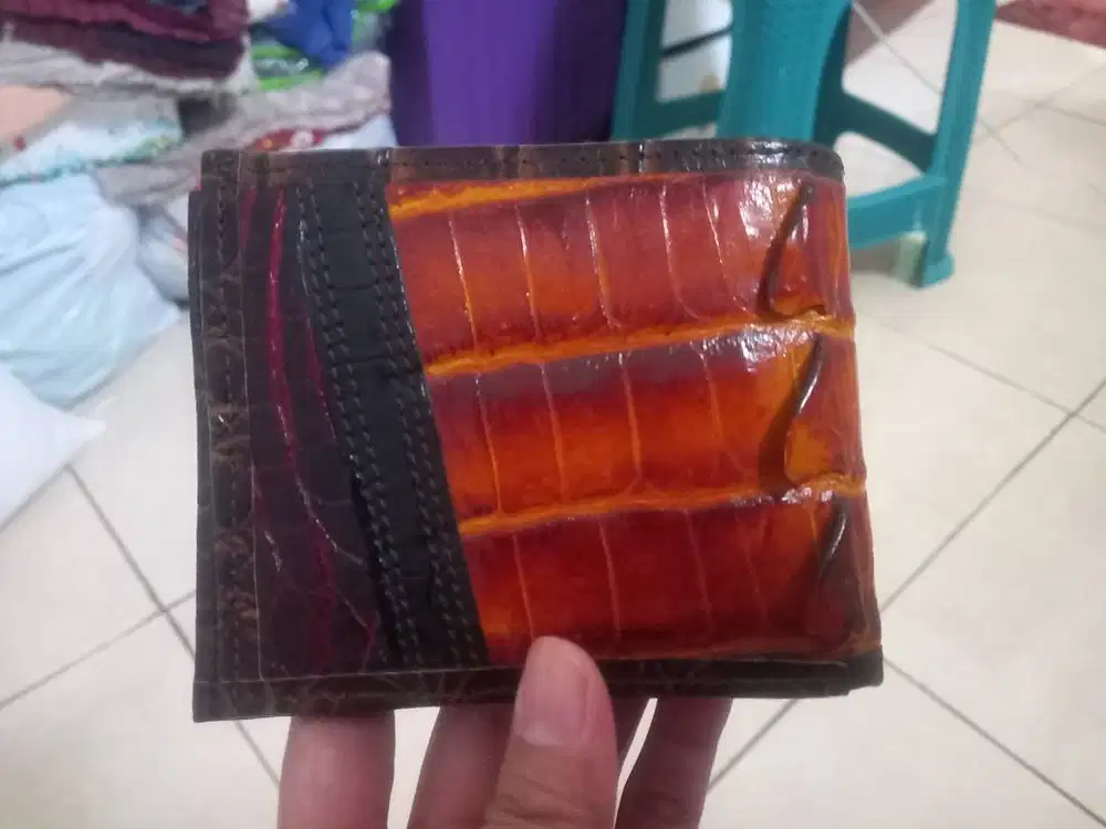 Dompet kulit buaya Asli handmade