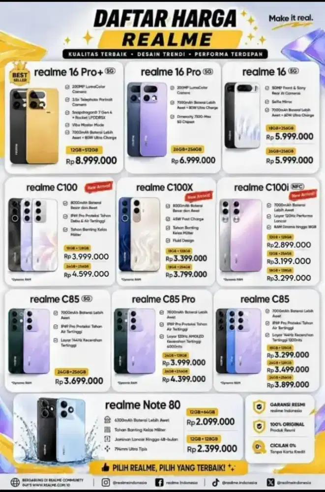 Realme Note 80 12/64