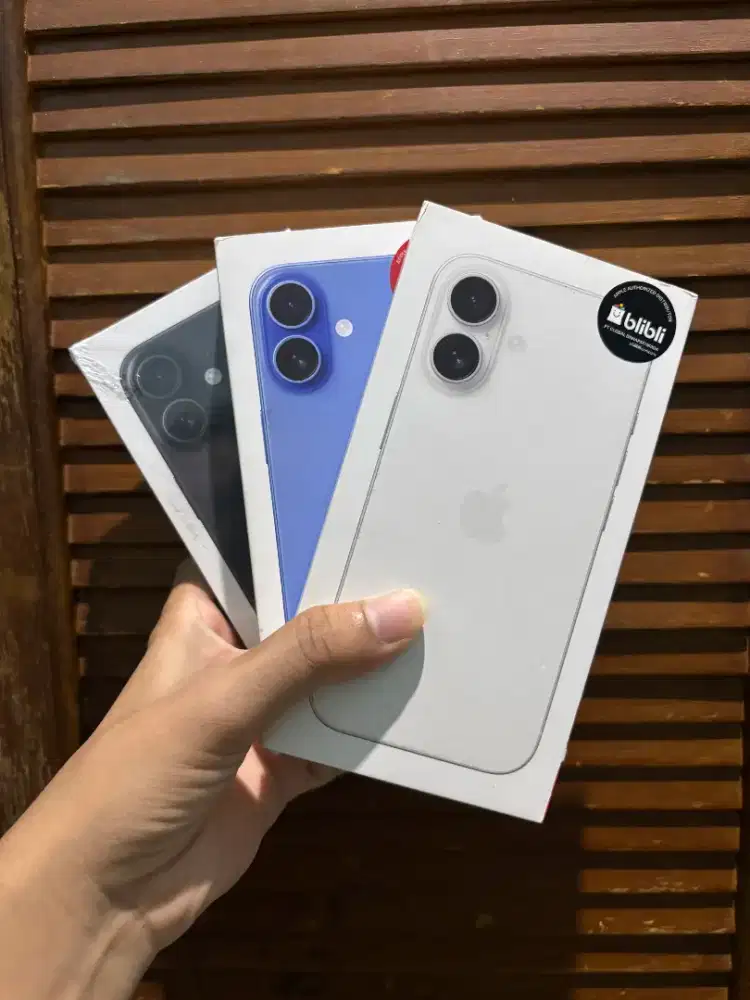 Iphone 16 128 GB White, Black dan Ultramarine New