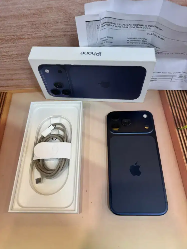 iPhone 17 Pro Max 256GB Blue inter beacukai bh 89%