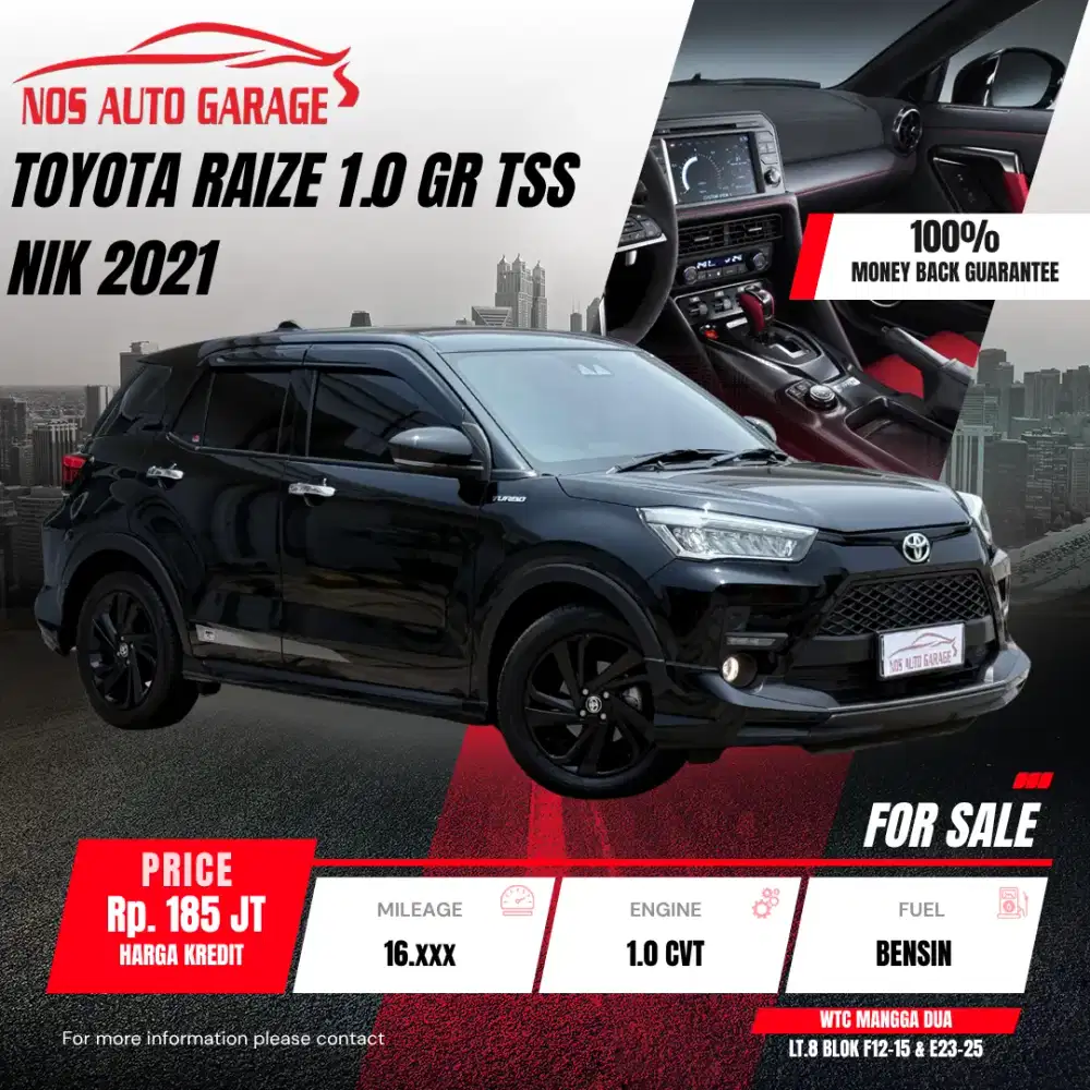 [Km 16rb] Toyota Raize 1.0 GR TSS 2021