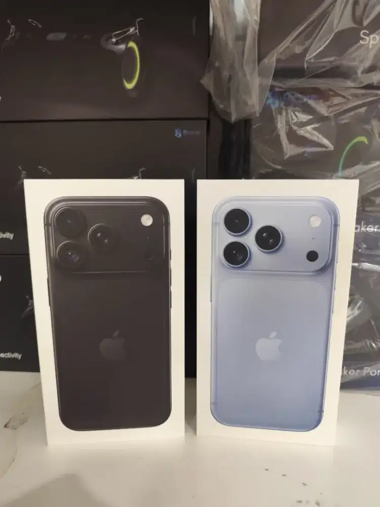 New iPhone 18 Pro 256, barang masih segel & garansi resmi iBox.