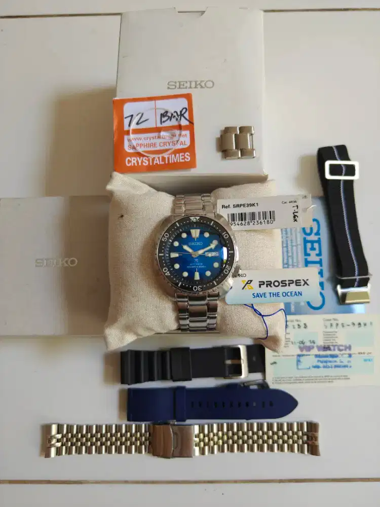 Seiko Prospex SRPE39K1 King Turtle Manta Ray Save The Ocean