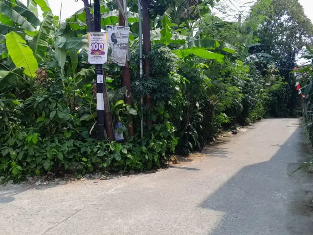 Tanah 2000m lokasi strategis, Akses Tol Cijago dekat ke Jalan Margonda Kota Depok