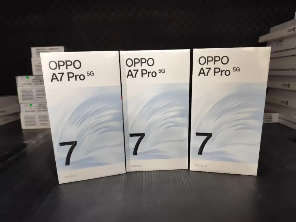 New Oppo A7 Pro 5G 8/256, barang segel box & garansi resmi Indonesia.