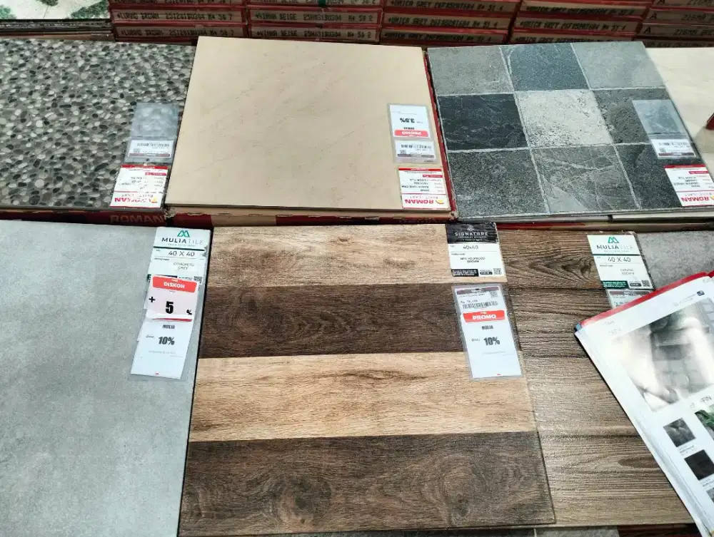PROMO CICILAN BAHAN BANGUNAN KERAMIK MATT 40X40