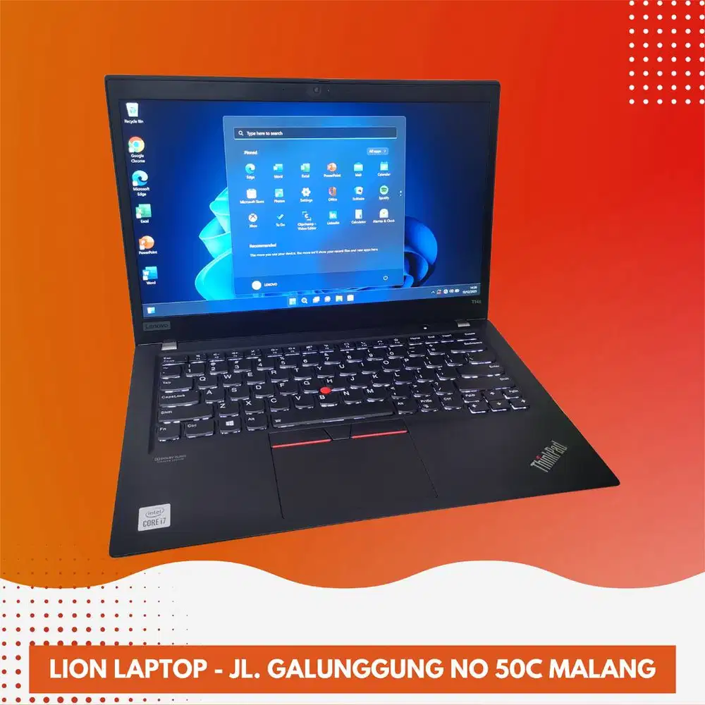 RAM 32GB Core i7 Gen 10 Slim SSD 256GB Lenovo Thinkpad T14S [21|10]