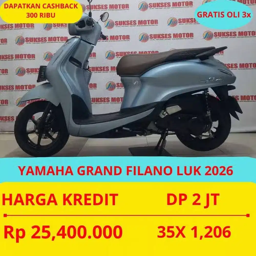 YAMAHA GRAND FILANO LUK 2026 DP 2 JUTA GUYSS