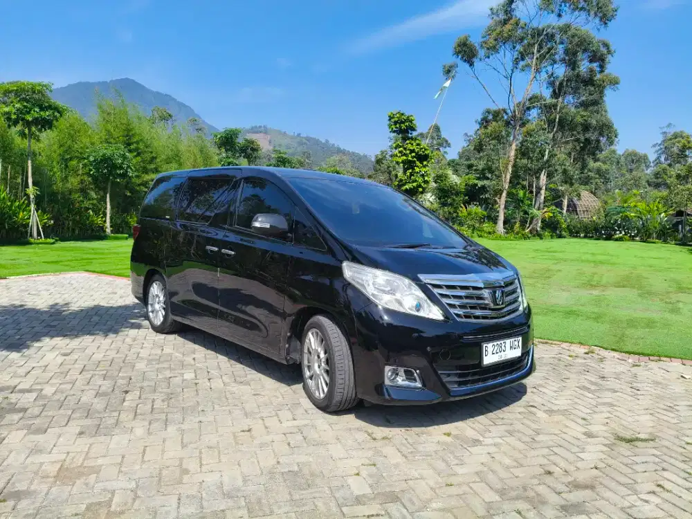 Jual Cepat Alphard G AT CBU 2012 Harga Real Cash Low KM