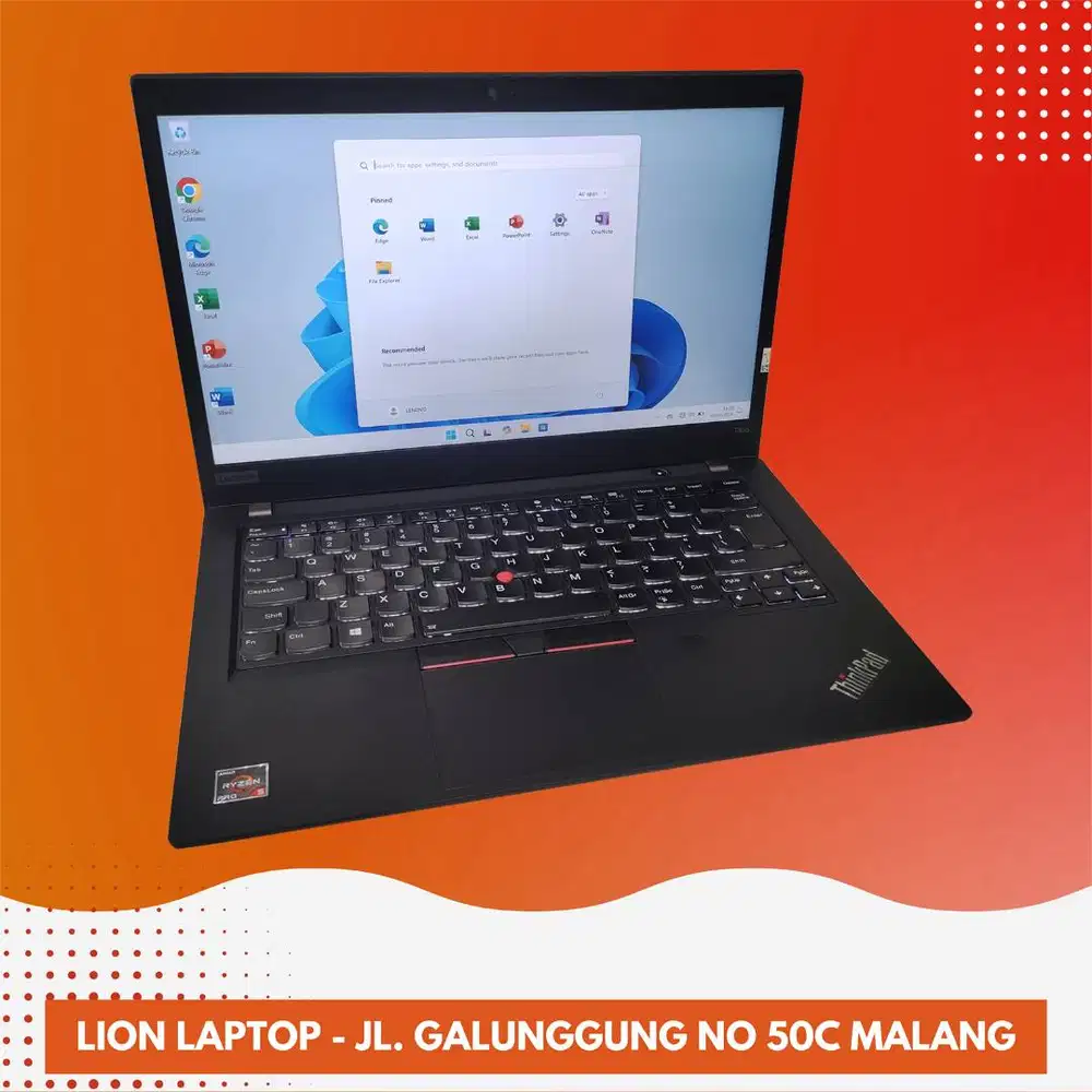 RAM 16GB AMD Ryzen 5 PRO VGA 2GB Lenovo Thinkpad T495 [21|10]