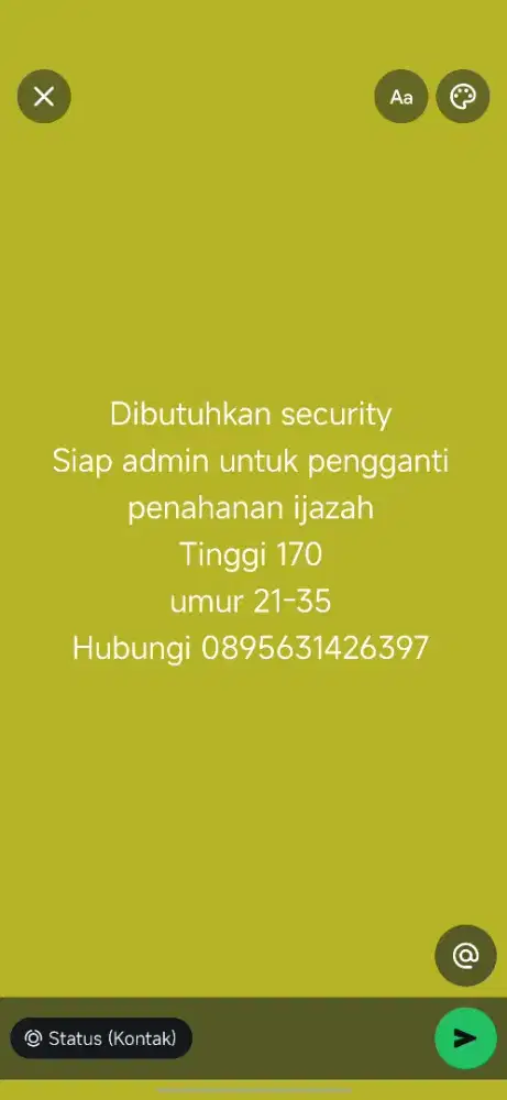 Lowongan pekerjaan