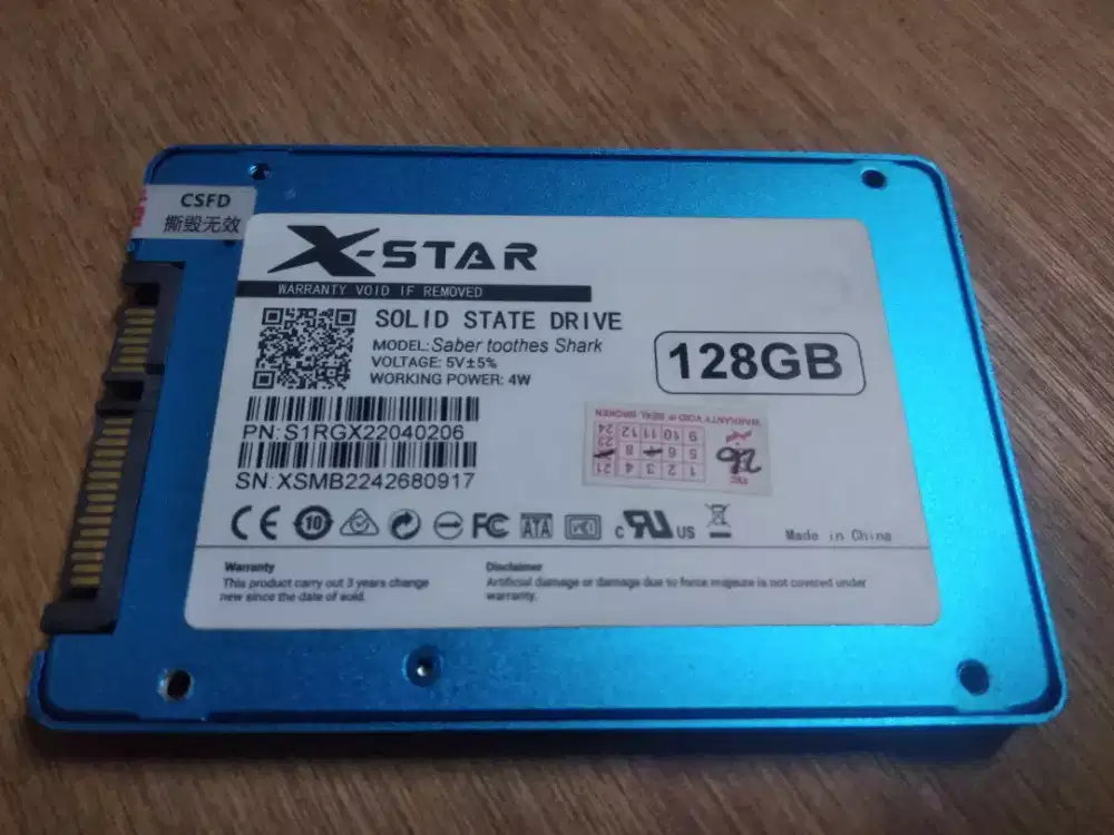SSD 128 X-star Health 100/100