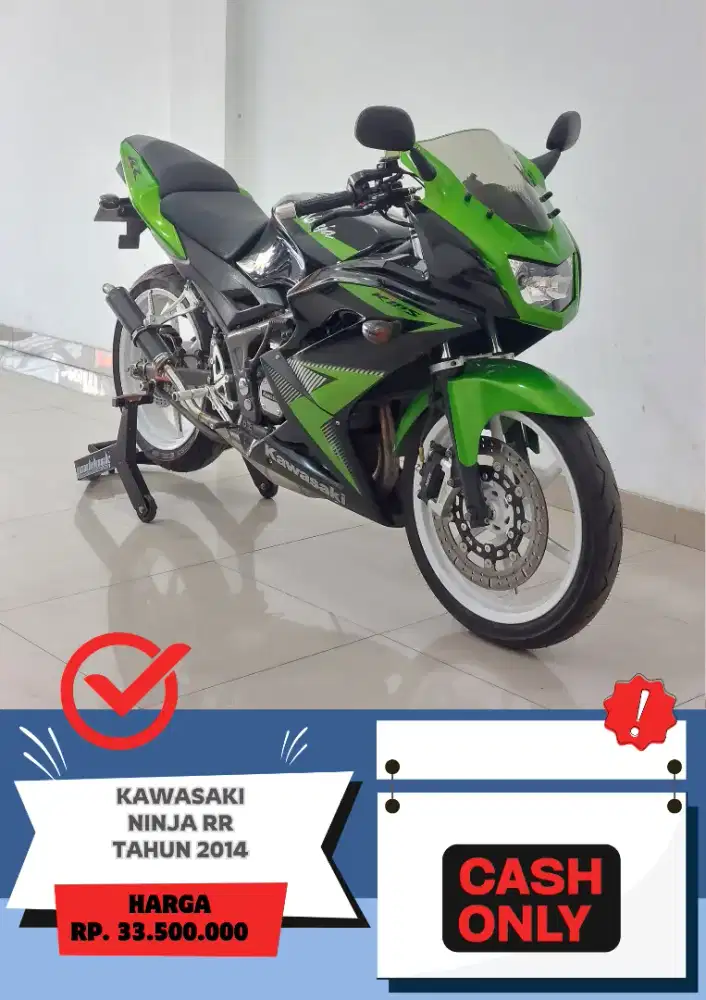 Kawasaki Ninja New RR Tahun 2014 Siap Pakai