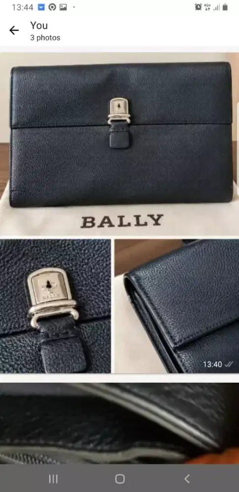 BALLY Clutch executive vintage Bally gyle