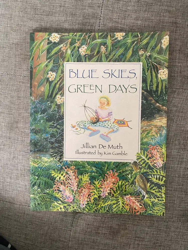 BUKU ANAK - BLUE SKIES, GREEN DAY – JILLIAN DE MUTH – PRELOVED