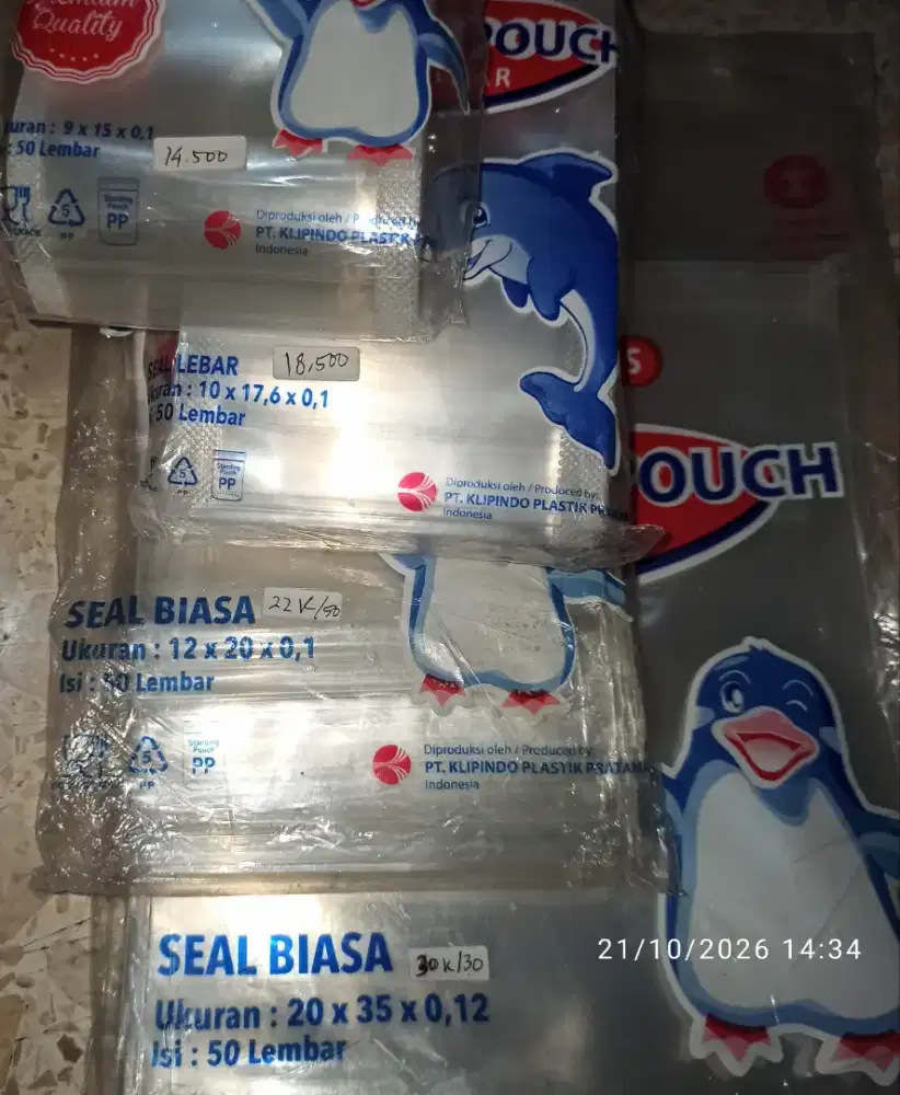 Standing Pouch Berbagai Ukuran