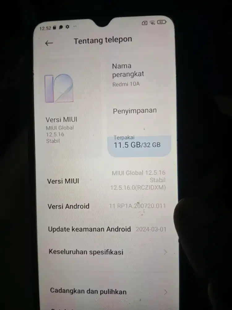 Jual cepat Realme 10a