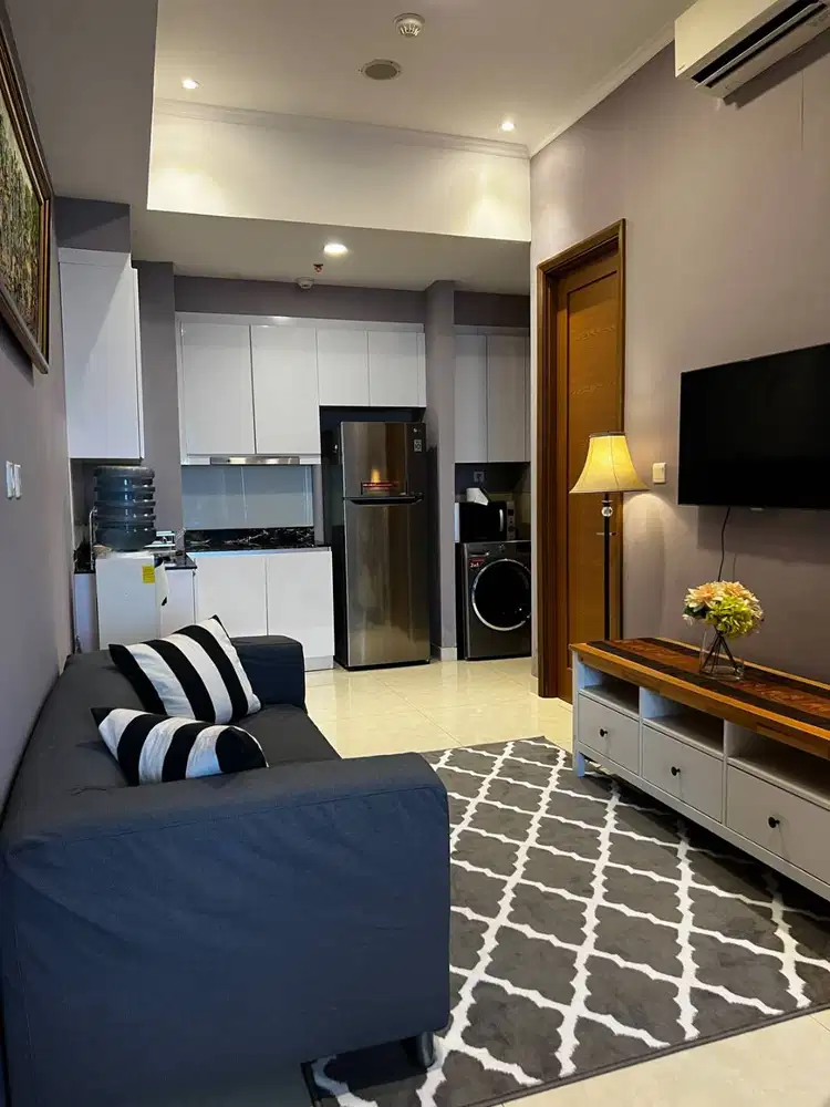 Disewakan Apartemen Taman Anggrek Residences 1+1 Bedrooms Fully Furnis