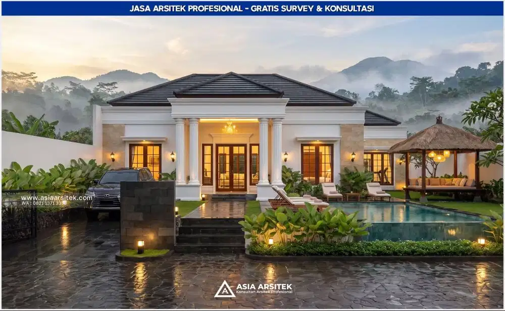 Jasa Arsitek Rumah Tinggal Lahat - Desain Modern