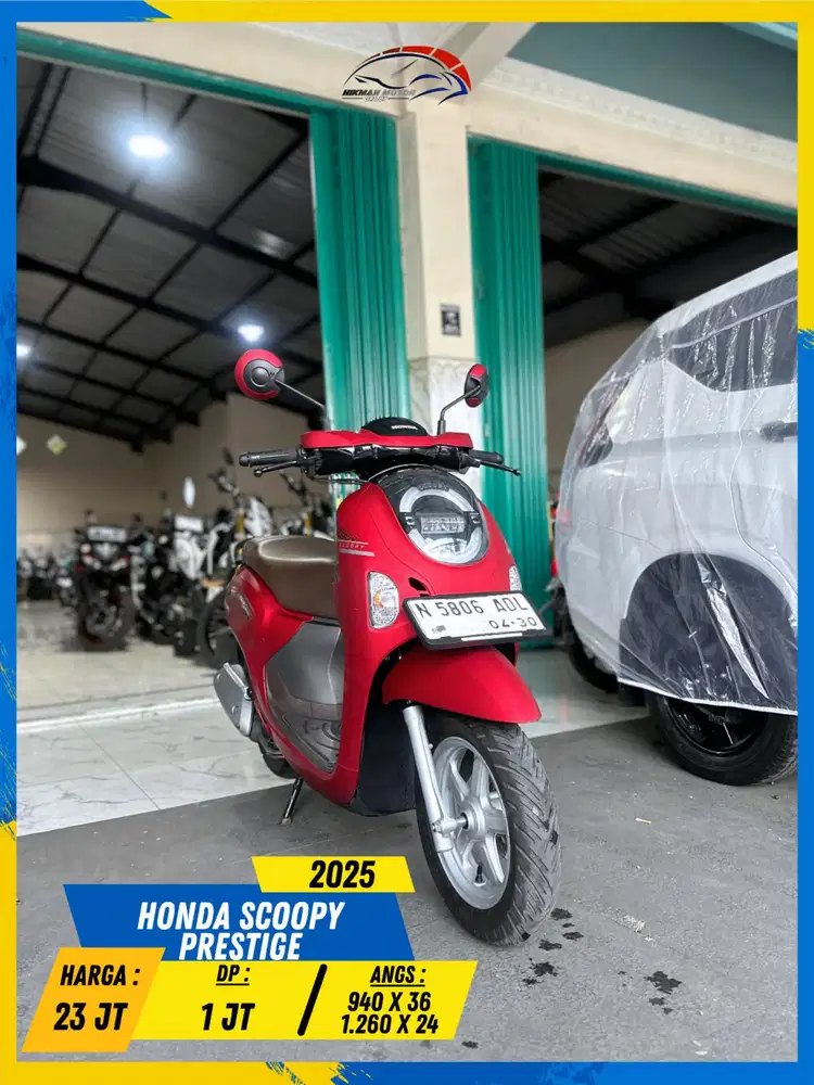 HONDA SCOOPY PRESTIGE 2025 BEKAS BERKUALITAS HIKMAH MOTOR KEPUH MALANG