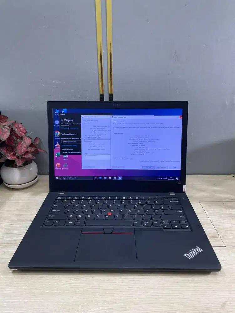 LAPTOP LENOVO T480  i7 GEN8 8/256 LAYAR 14 INCH *ET