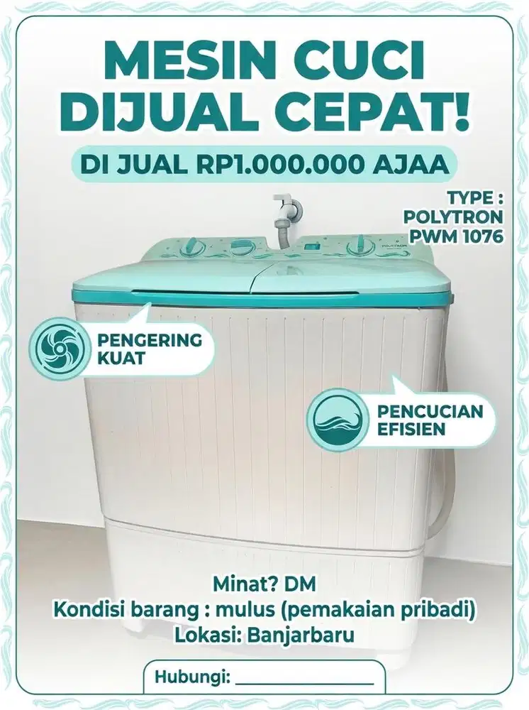 Mesin cuci polytron