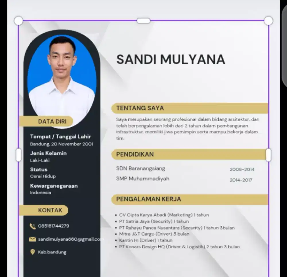 Mencari pekerjaan