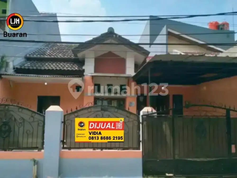 Di Jual Rumah di Bintara Lokasi Bebas Banjir