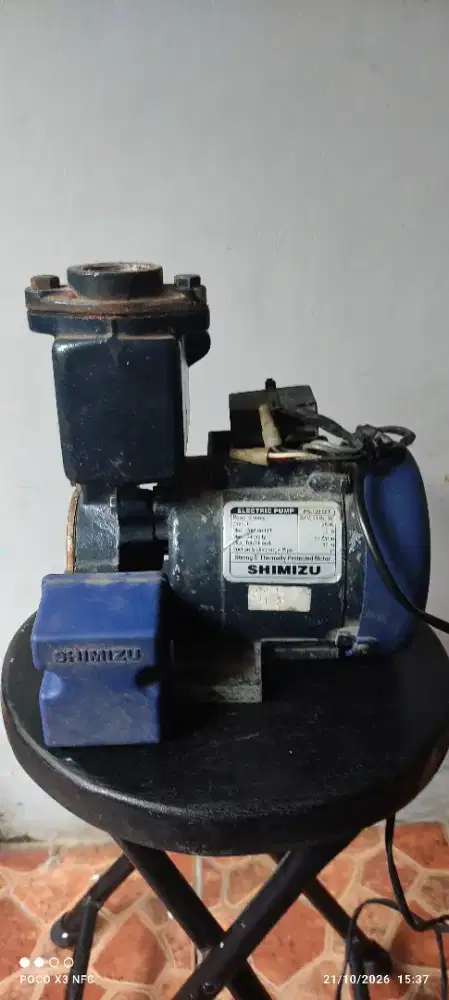 Pompa Air Shimizu PS 123 BIT Sangat Mulus Jarang Dipakai