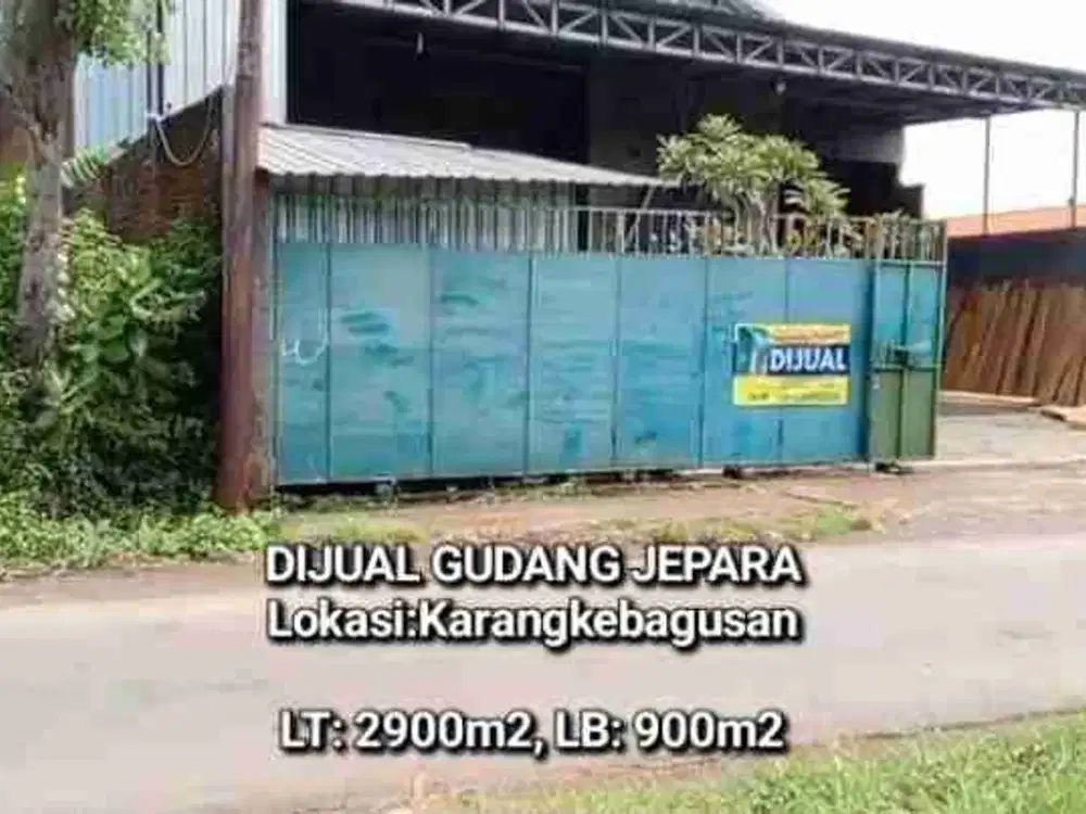 DIJUAL GUDANG JEPARA, WAREHOUSE FOR SALE. LOKASI KARANGKEBAGUSAN