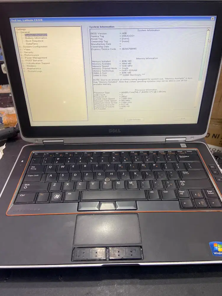 Dell Latitude E6320