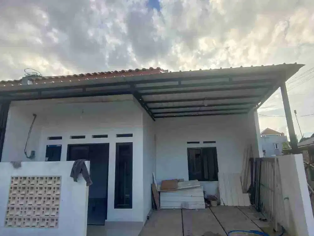 dijual rumah claster bangunan baru