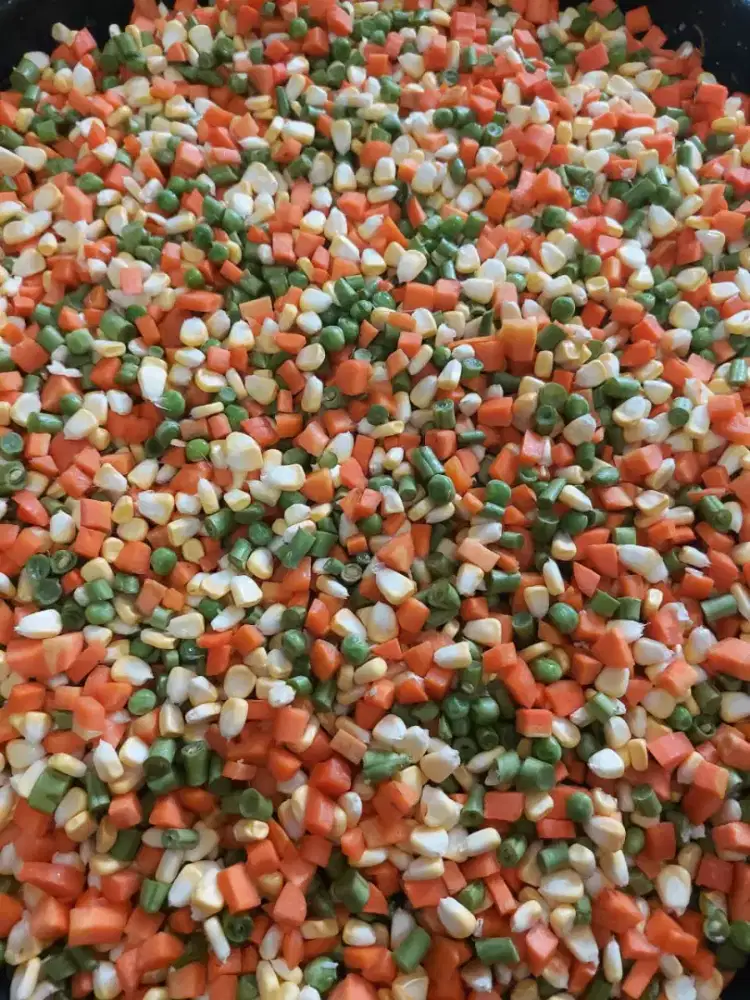 Mix vegetable 3/4 ways