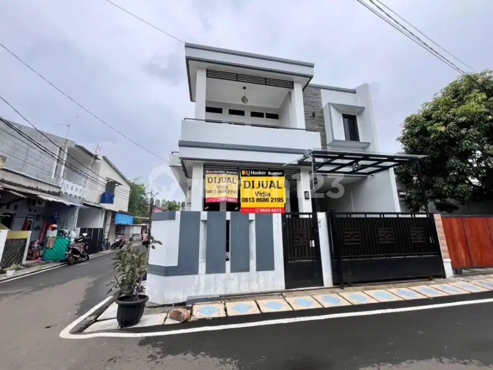 Di Jual Rumah Hook Sudah Renovasi Total di Duren Sawit