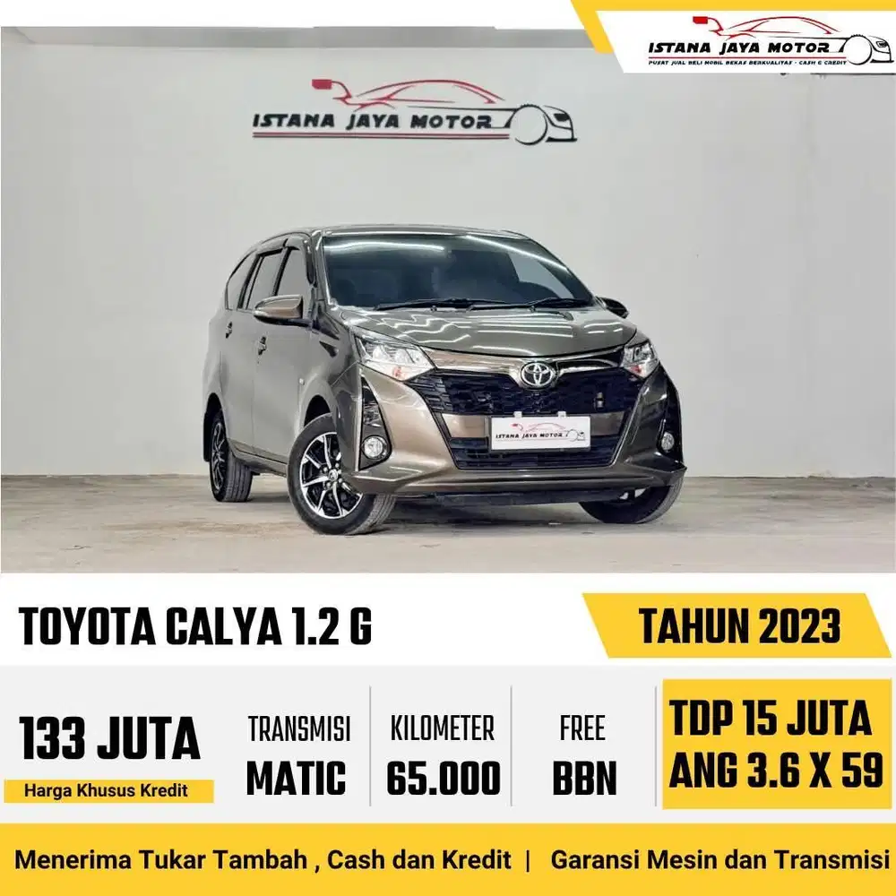 [FEEE BBN] Toyota Calya G 1.2 Automatic 2023