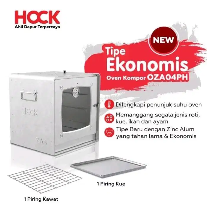 New Oven Hawa/tangkringan HOCK Zink Aluminium Nomor 4