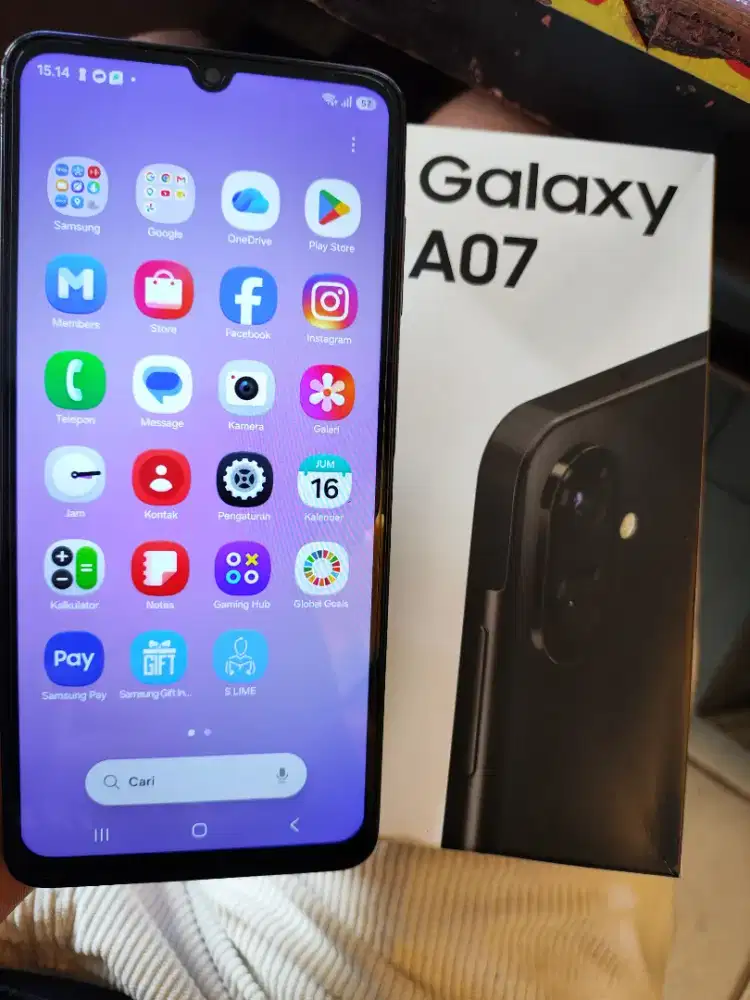 Samsung A07 4/64 Full set Minus pemakaian