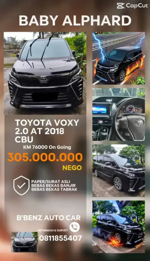 Toyota Voxy 2.0L - CBU 2018