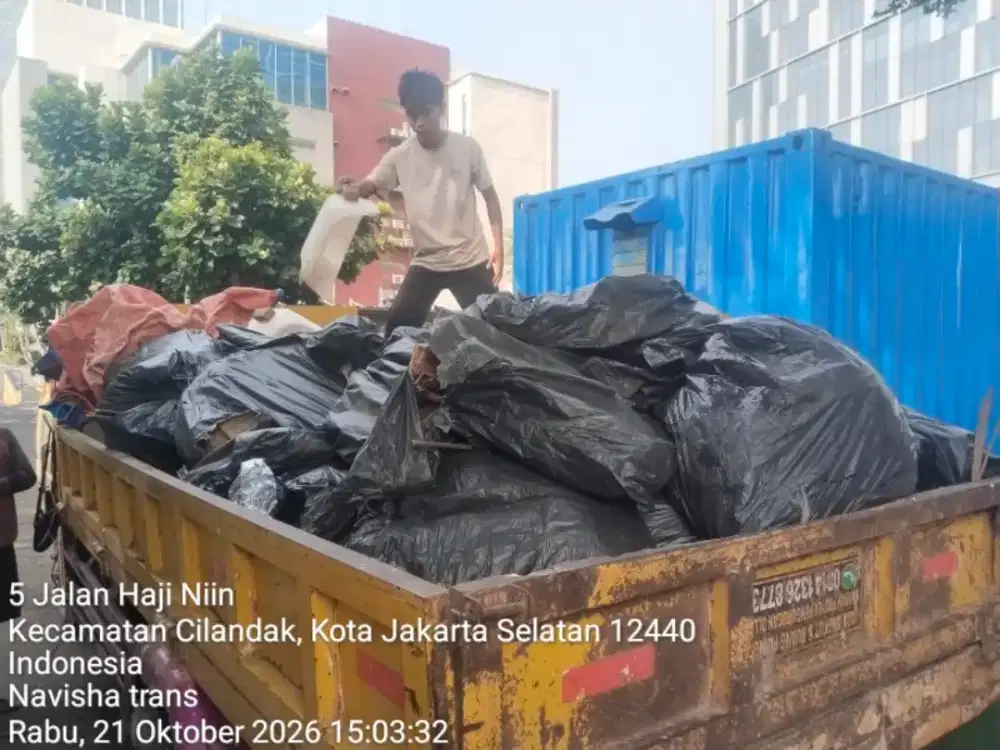 Jasa angkut puing sampah proyek dan pengurugan