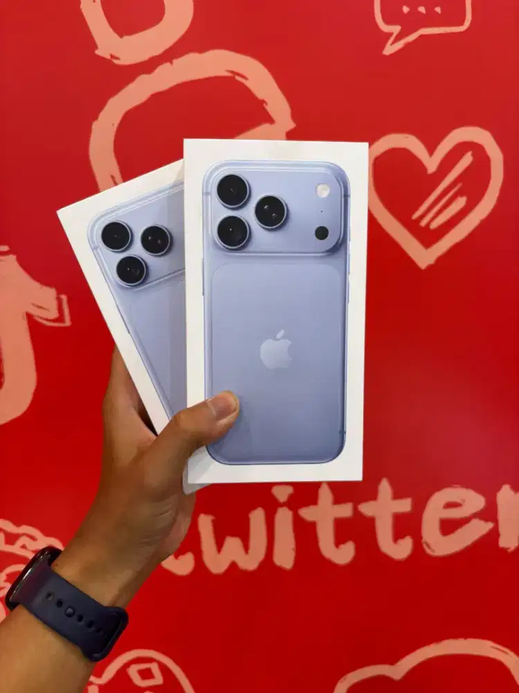 IPHONE 18 PRO GLACIER BLUE TANPA PERLU PO