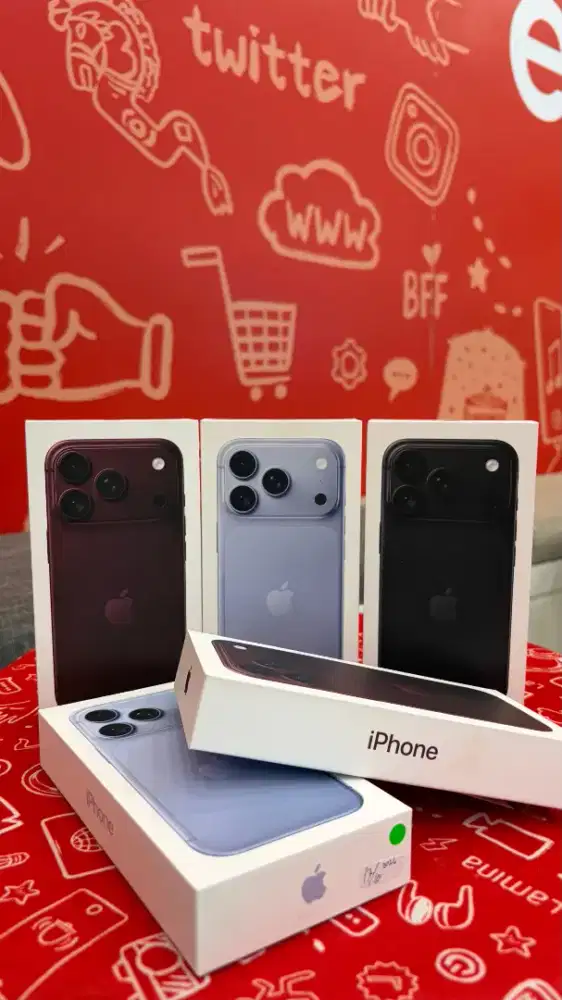 IPHONE 18 PRO 256GB GARANSI RESMI PA/A