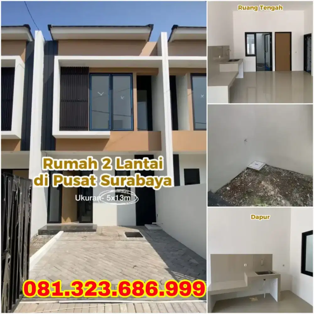 Rumah & Ruko TANPA DP Surabaya Utara dkt Perak Kapasan Kenjeran Lebak