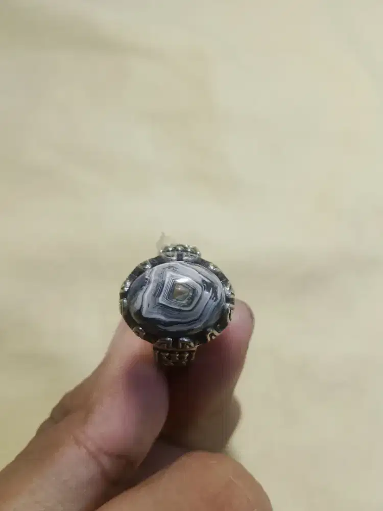 Cincin batu akik agate