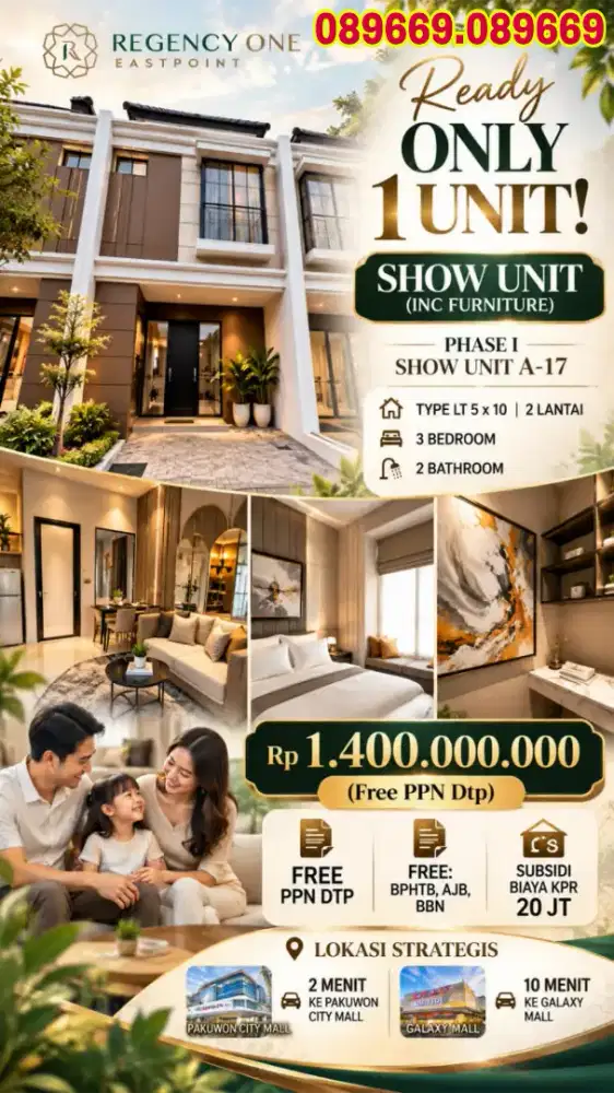 East Point Keputih TANPA DP dkt Mulyosari Pakuwon Sutorejo Lebak Araya