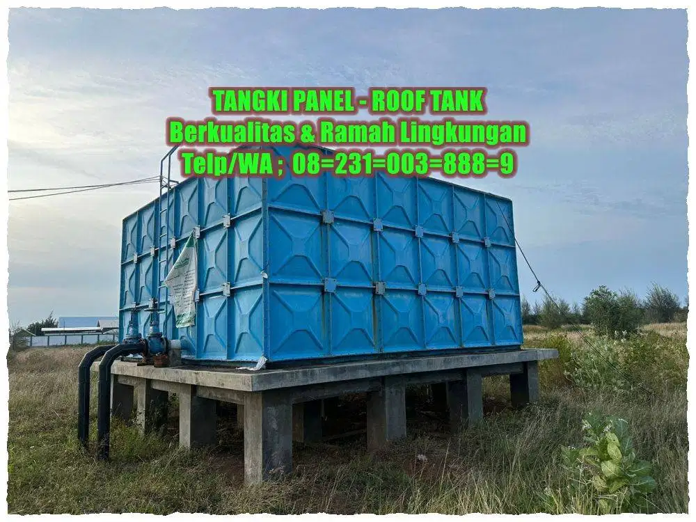 Tangki Panel,Tangki Air Fiberglass,Roof Tank,Tangki Air Kotak,Toren Ai