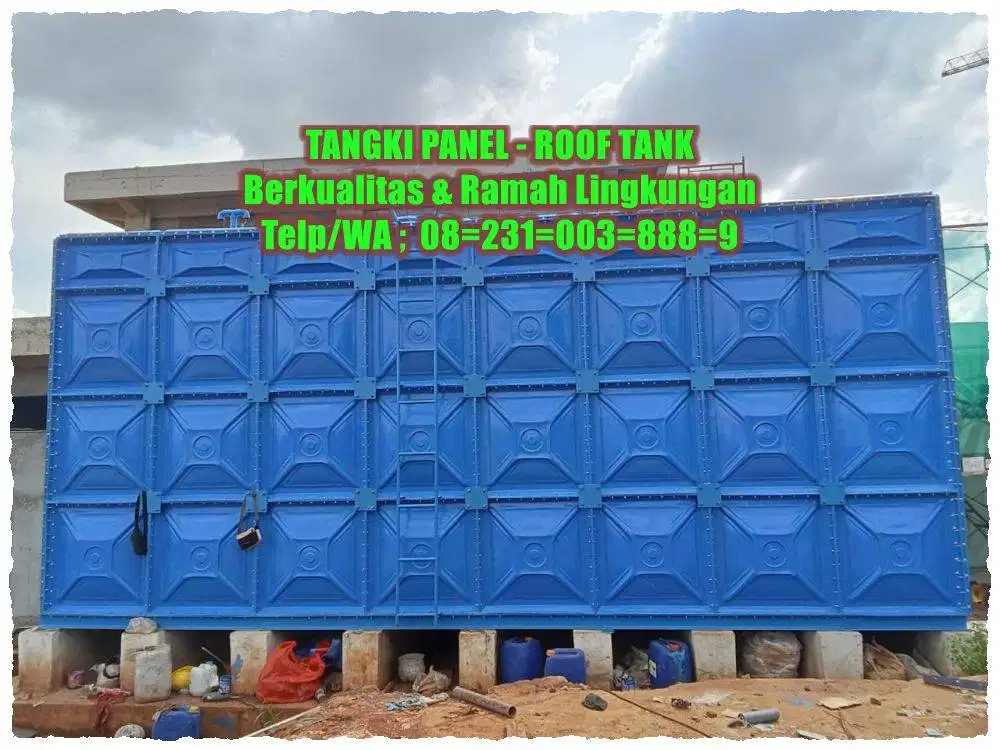 Tangki Panel,Tangki Air Fiberglass,Roof Tank,Tangki Air Kotak,Toren Ai
