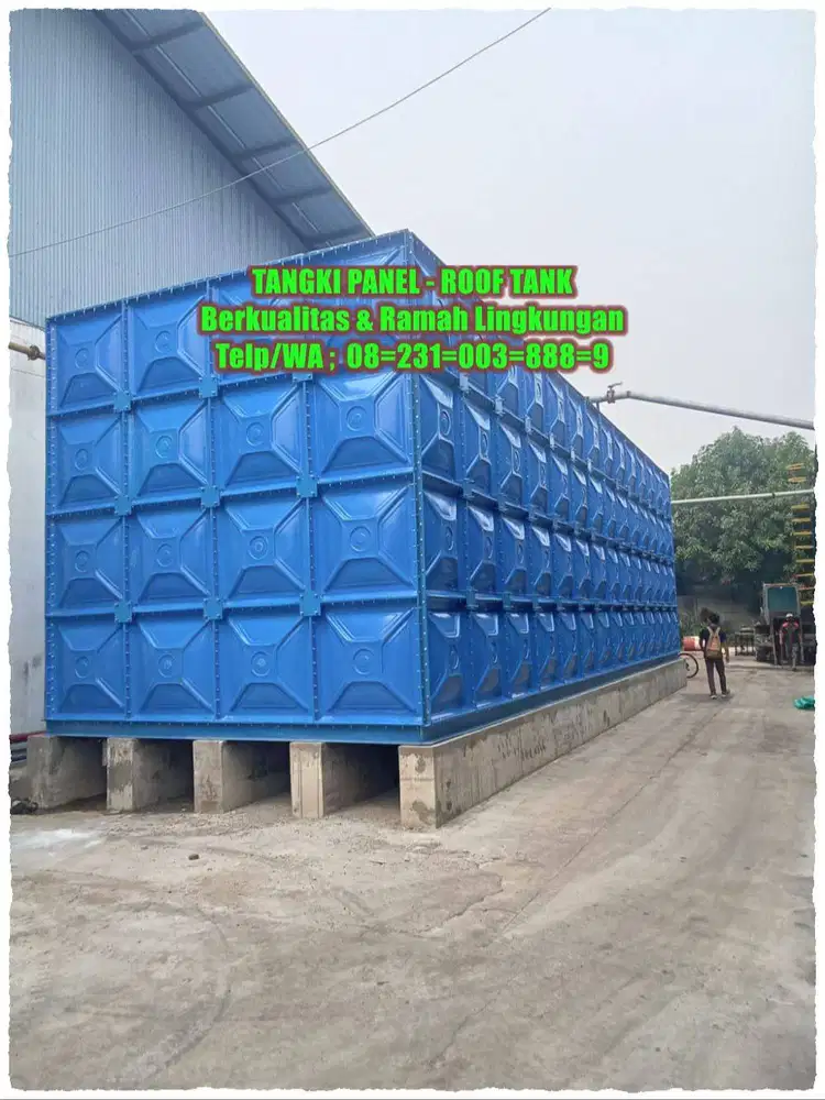 Tangki Panel,Tangki Air Fiberglass,Roof Tank,Tangki Air Kotak,Toren Ai