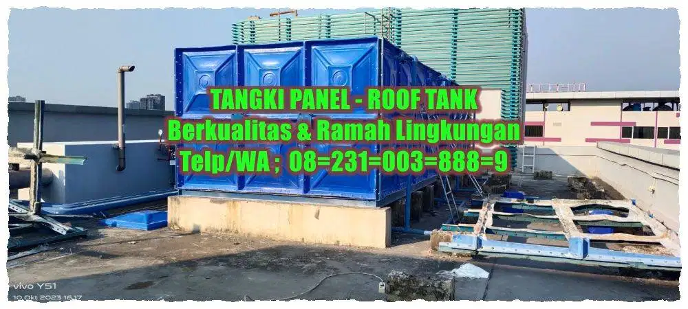 PANEL TANK – TANGKI AIR – TANGKI PANEL – ROOFTANK – TANGKI FIBERGLASS
