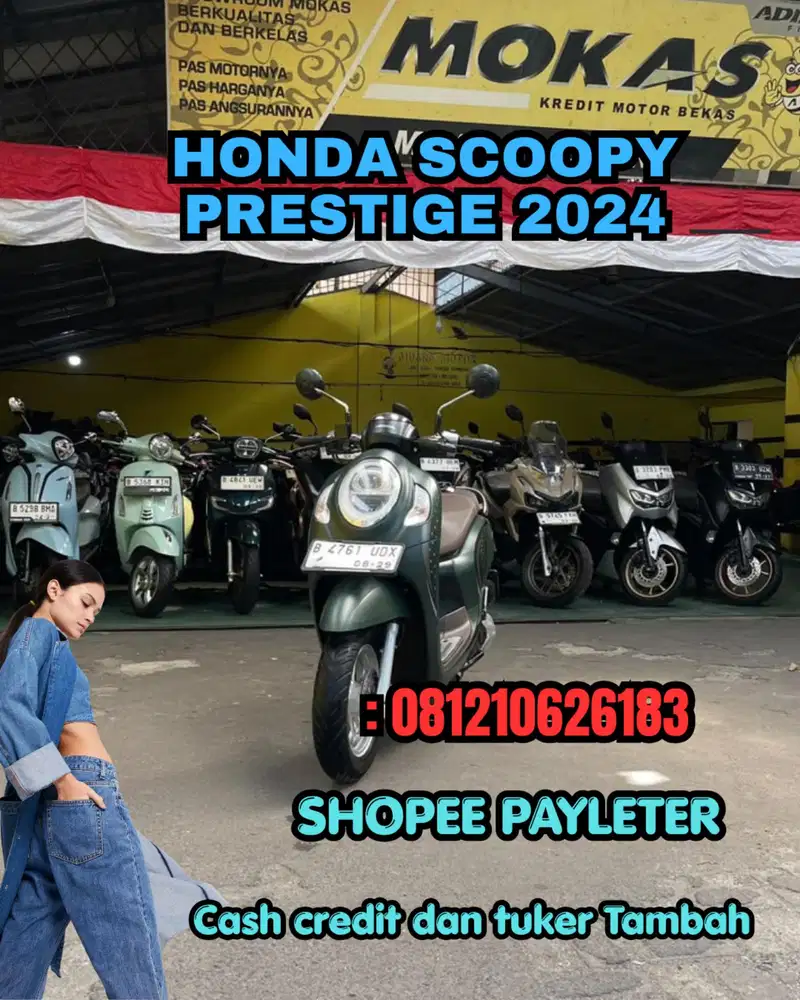 HONDA SCOOPY PRESTIGE 2024 SIAP PAKAI