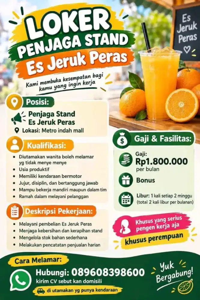 jaga stand jeruk peras